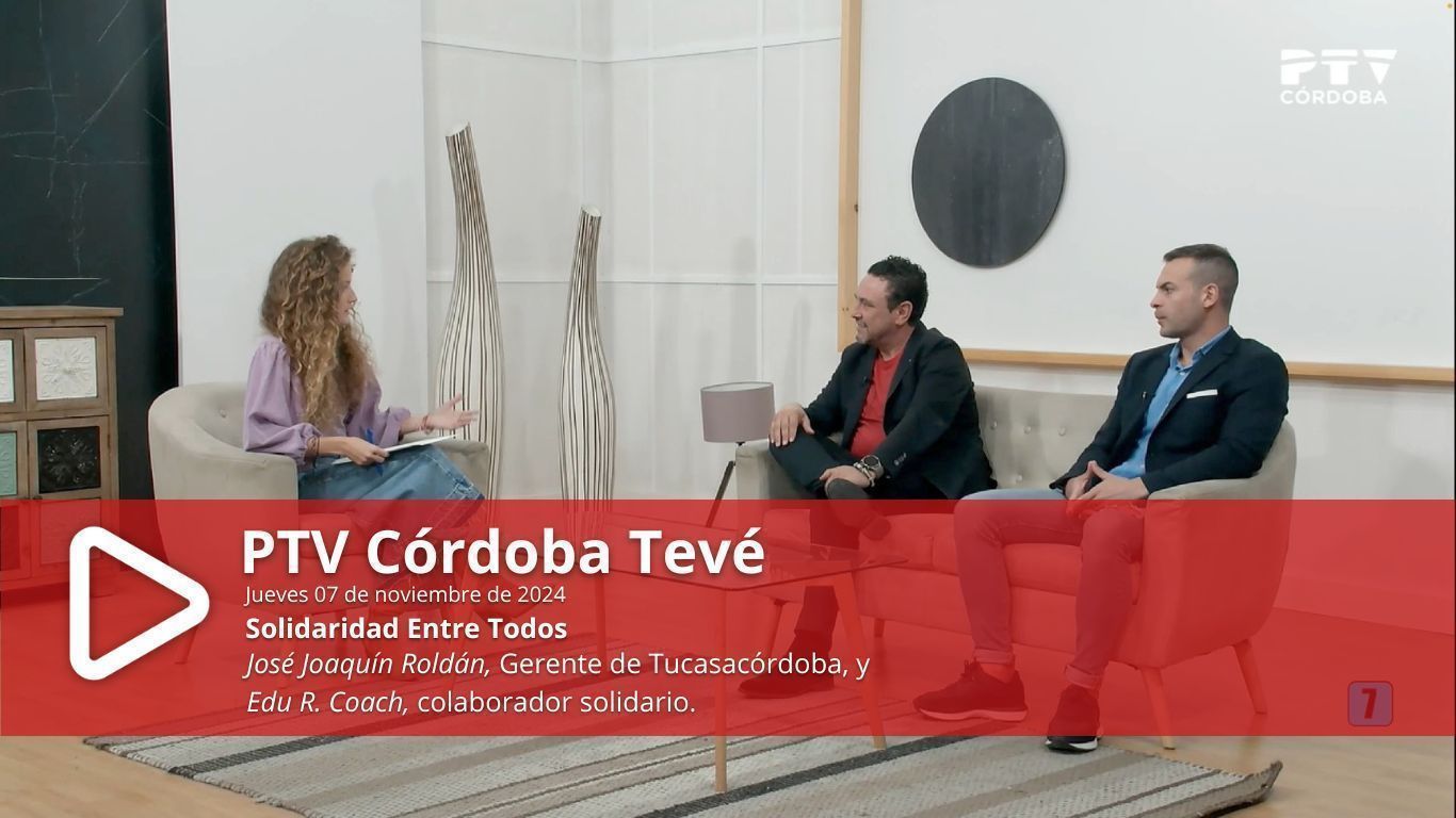Tucasacórdoba y Edu R. Coach en Córdoba Tevé: Unidos por la Solidaridad en la Campaña de Donación para los Damnificados por la DANA