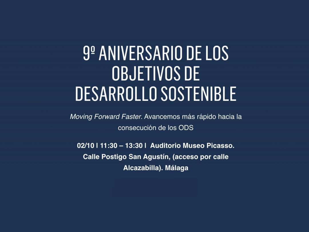 Tucasacórdoba Inmobiliaria en el 9º Aniversario de los ODS en Málaga