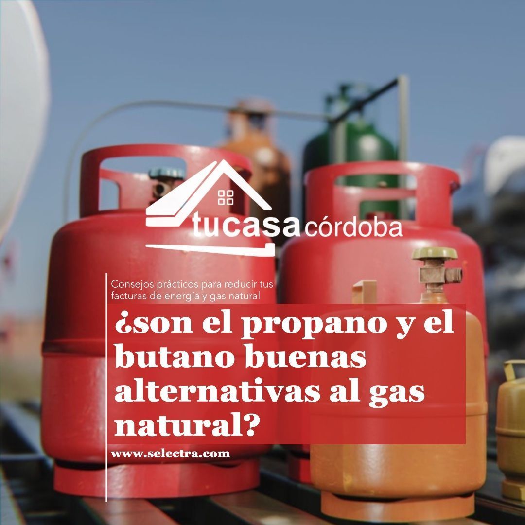 Si no cuento con acceso al gas natural, ¿son el propano y el butano buenas alternativas?