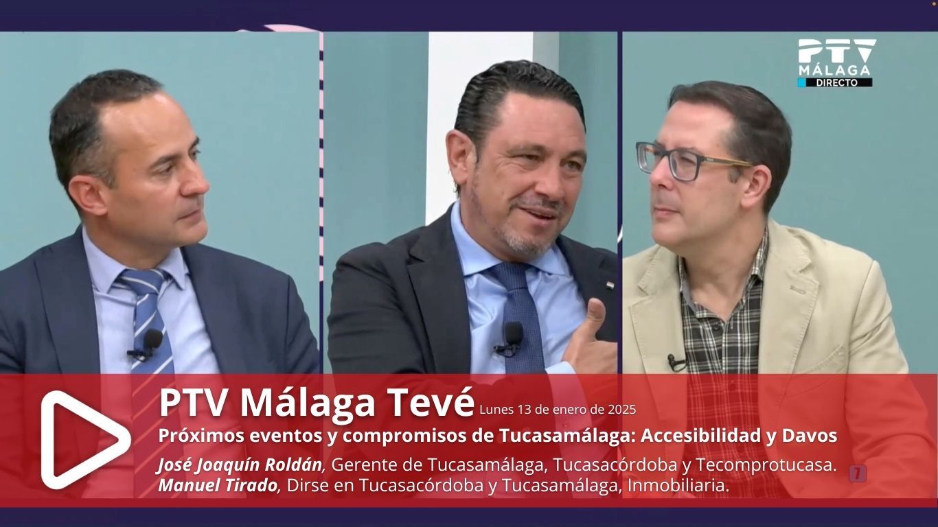 José Joaquín Roldán y Manuel Tirado en Málaga Tevé: Innovación y sostenibilidad en el sector inmobiliario