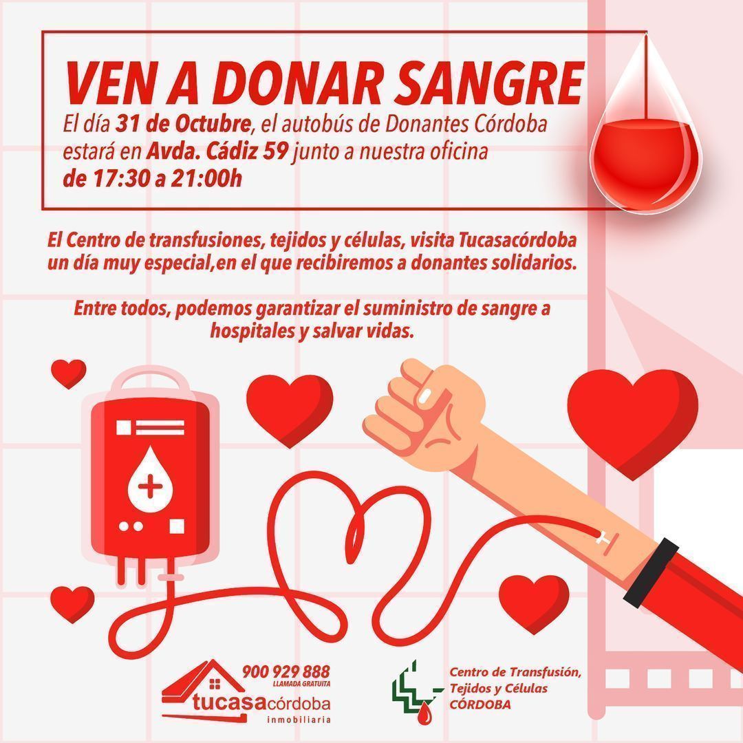 Colecta de Sangre. Centro de Transfusiones, Tejidos y Células.