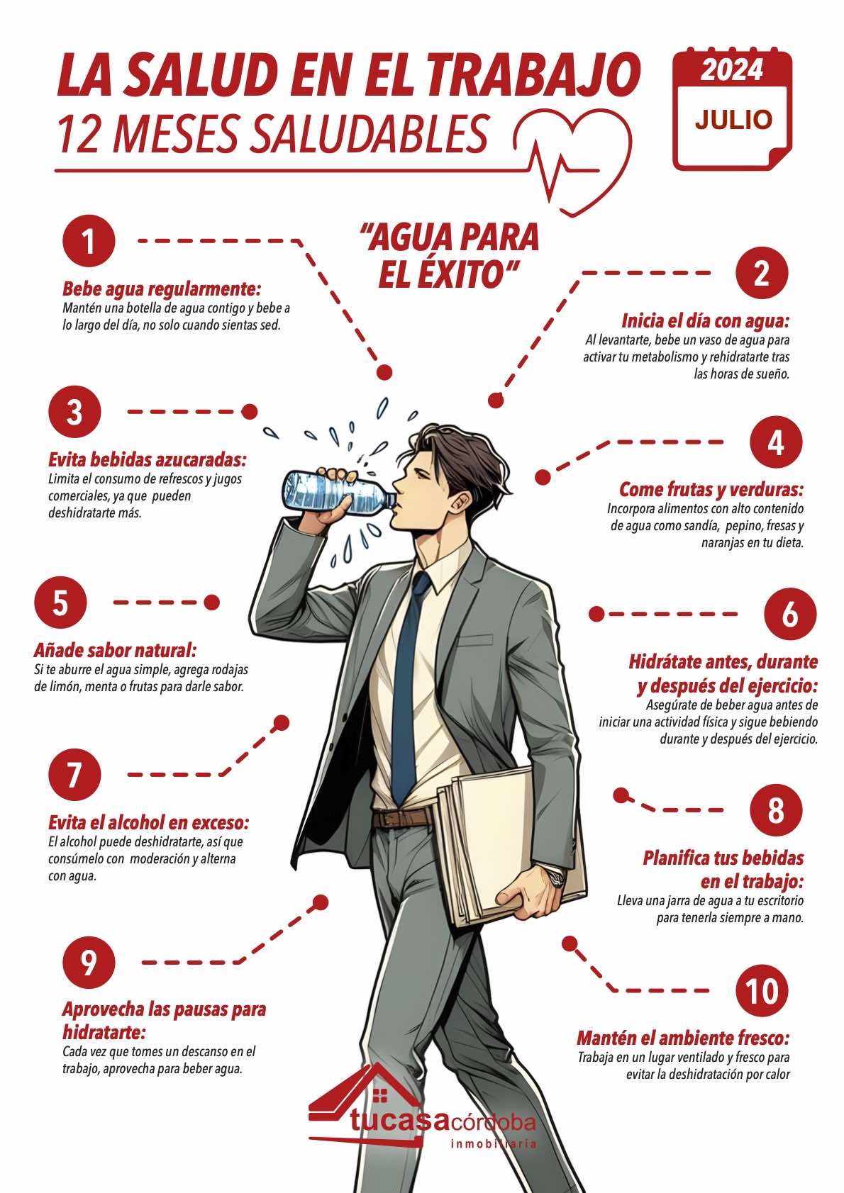 «Agua para el Éxito» en el Programa de Promoción de la Salud en el Trabajo