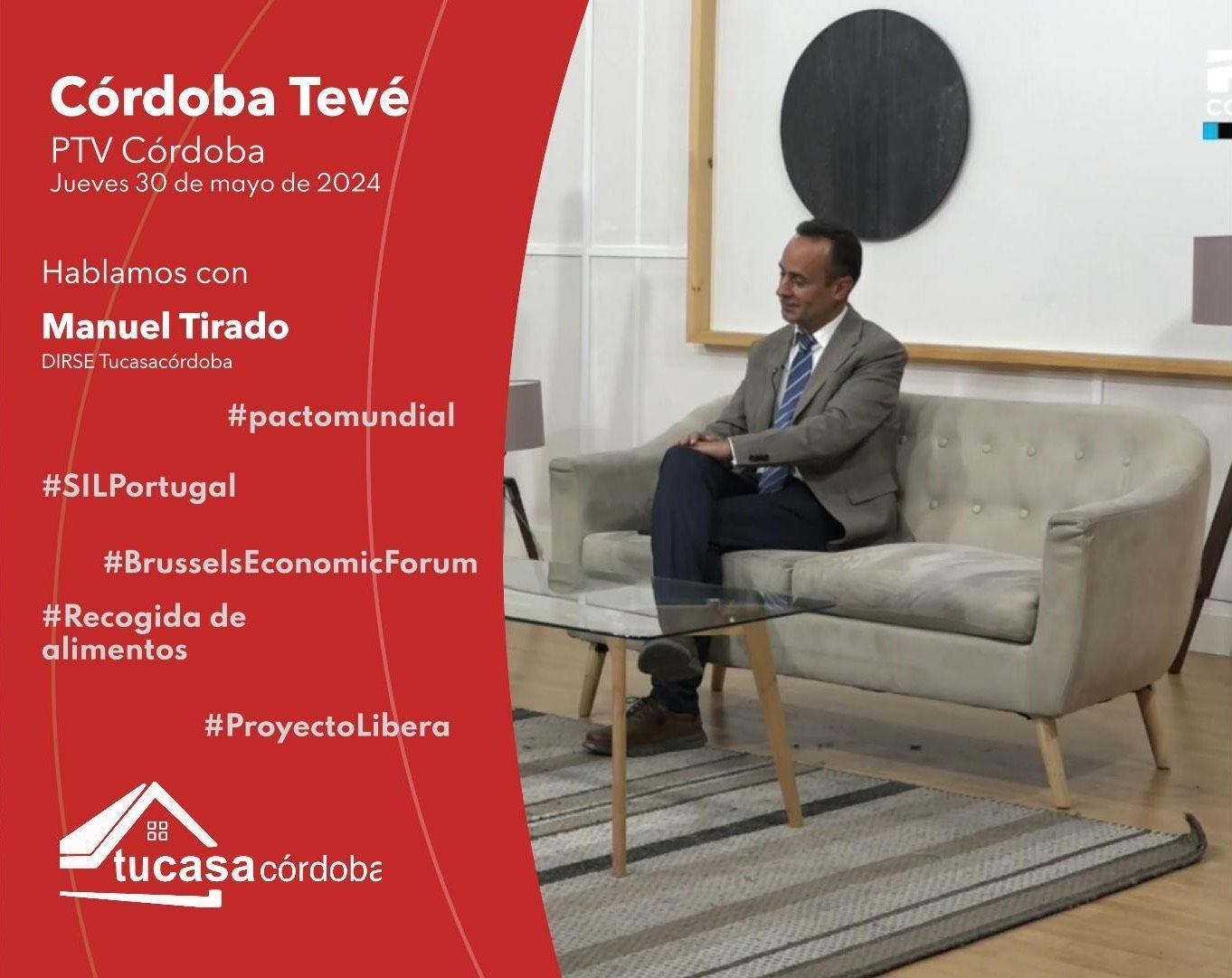 Entrevista a Manuel Tirado en PTV Córdoba