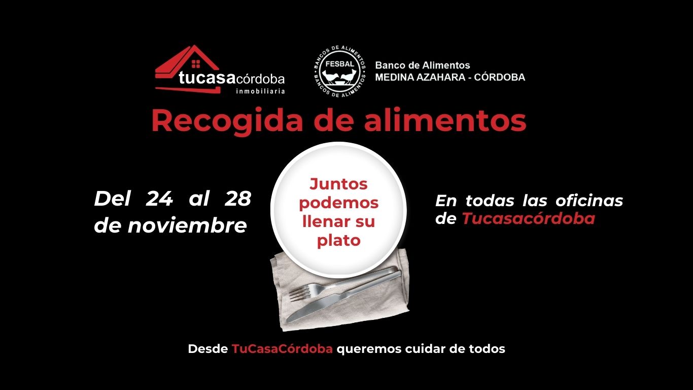 Campaña solidaria de recogida de alimentos en Tu Casa Córdoba